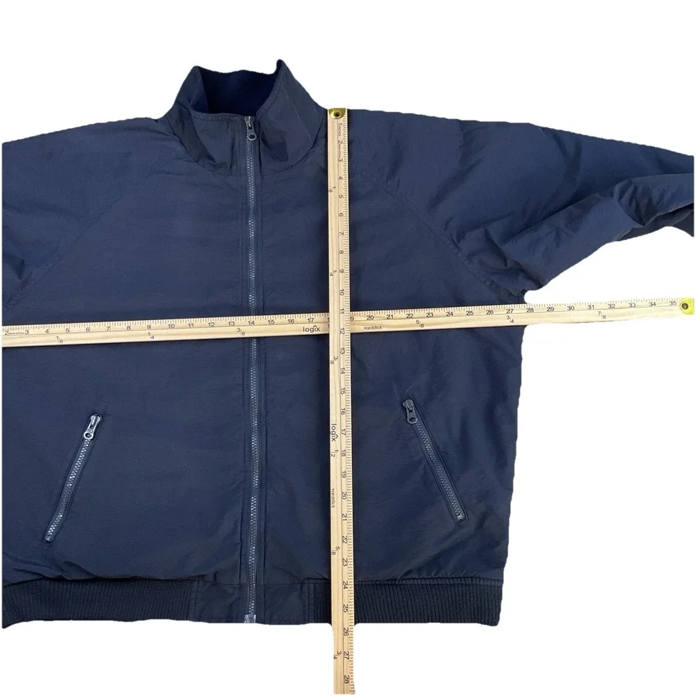 Vintage Polo Ralph Lauren Jacket 90s Nylon Blend Fleece Lined Bomber Coat Men XL